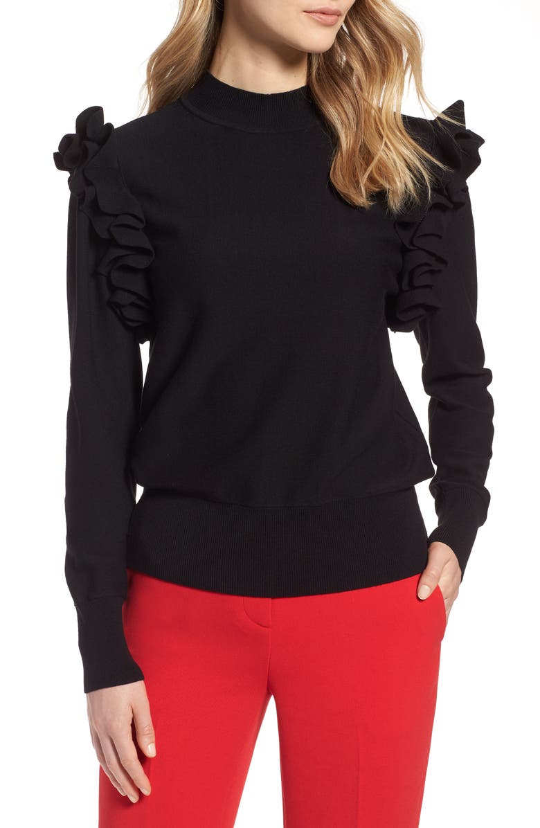 Halogen<sup>®</sup> Detachable Sleeve Sweater, Main, color, 