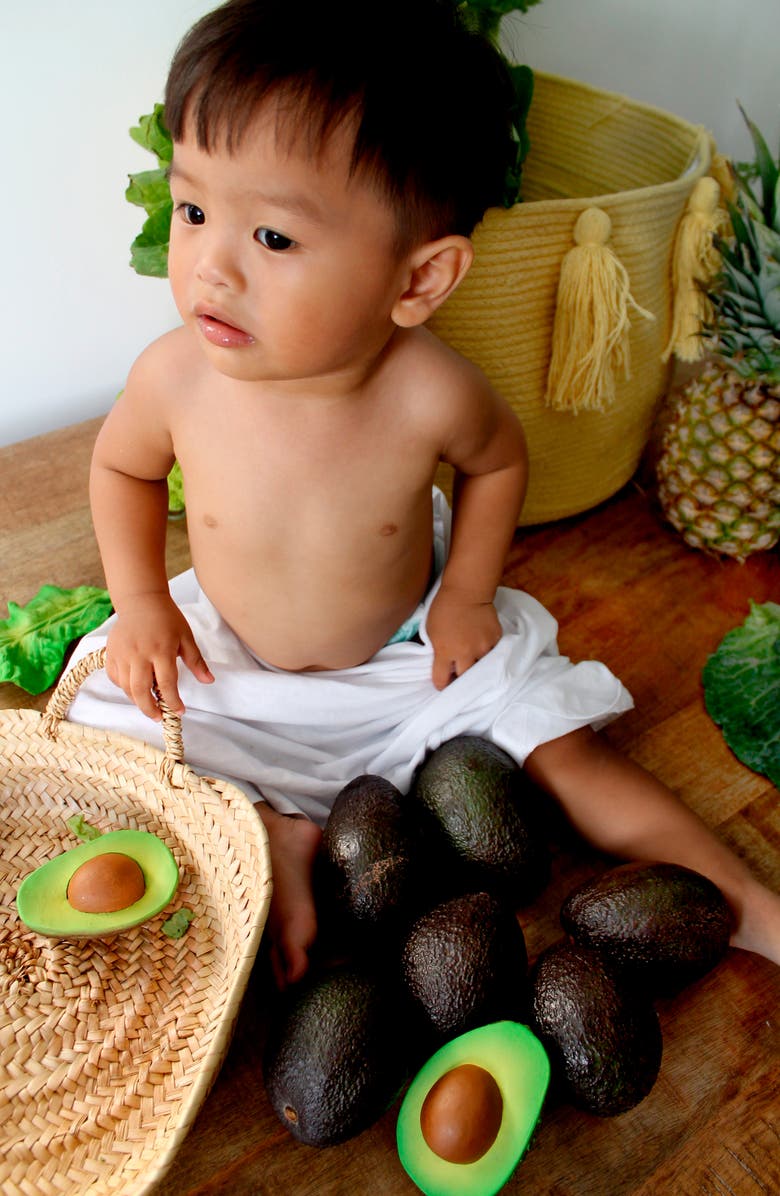 Oli&Carol Oli and Carol Arnold the Avocado Teething Toy, Alternate, color,