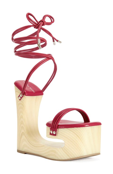 Cipriano Ankle Wrap Platform Sandal (Women)