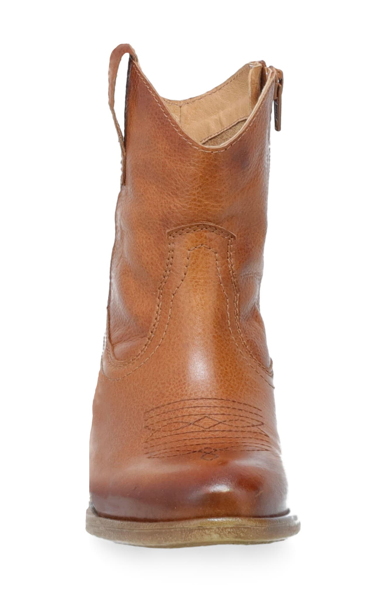 Carlitos Western Bootie, Alternate, color, BRANDY