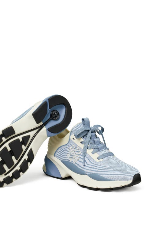 Tory Burch Good Luck Trainer Sneaker In Blue