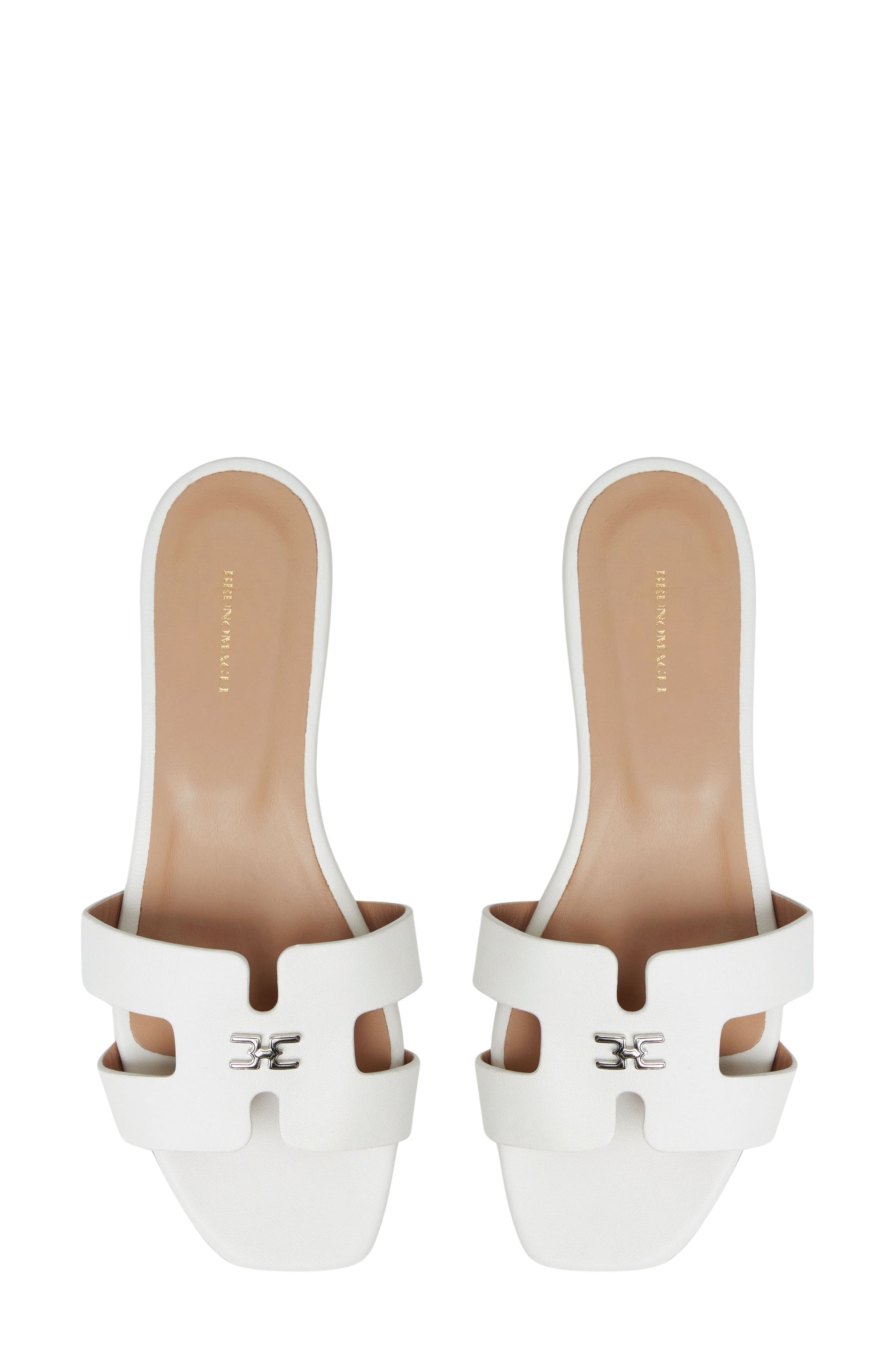 Bruno Magli Fina Slide Sandal, Alternate, color, White