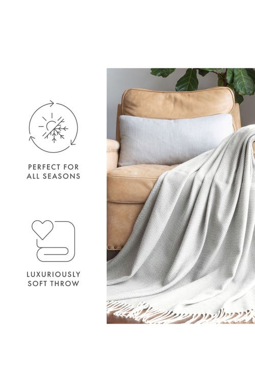 Ienjoy Home Herringbone Throw Blanket In Gray