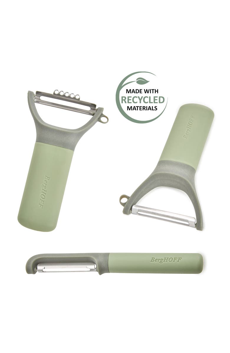 BergHOFF Leo Balance 3-Piece Peeler Set, Alternate, color, Mint