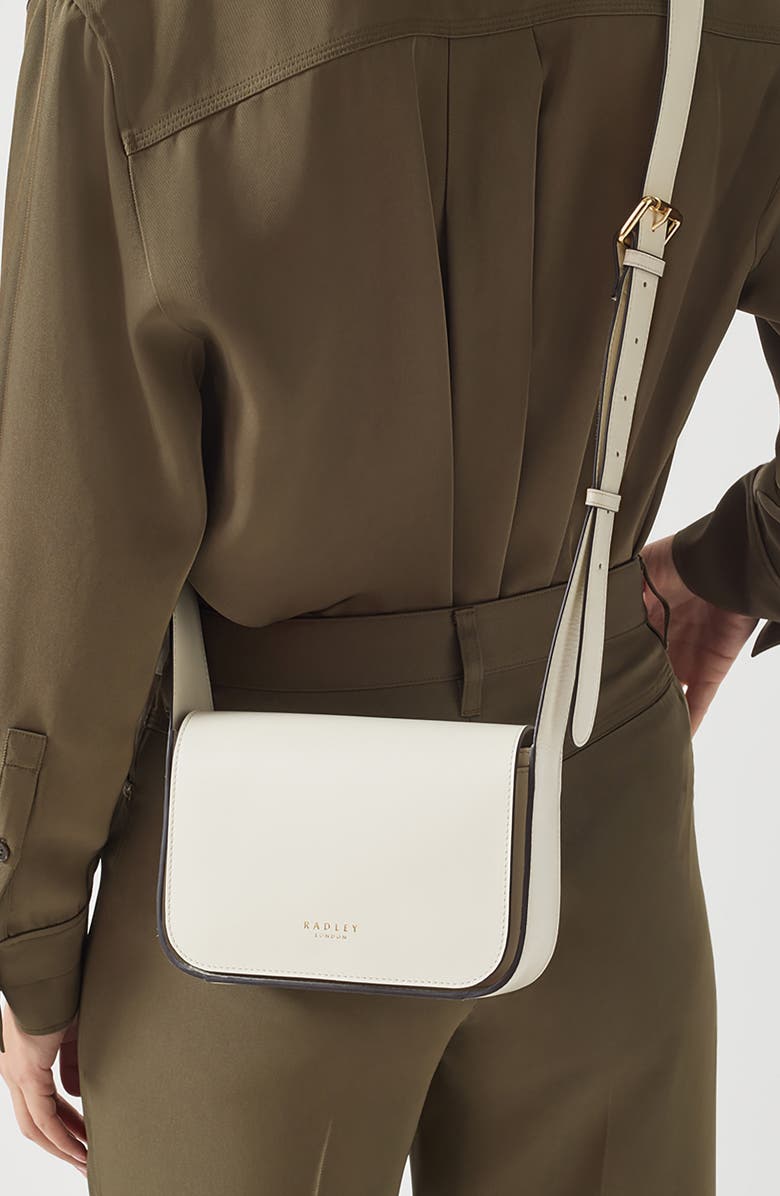 Radley Westwell Lane Leather Crossbody Bag, Alternate, color, Chalk