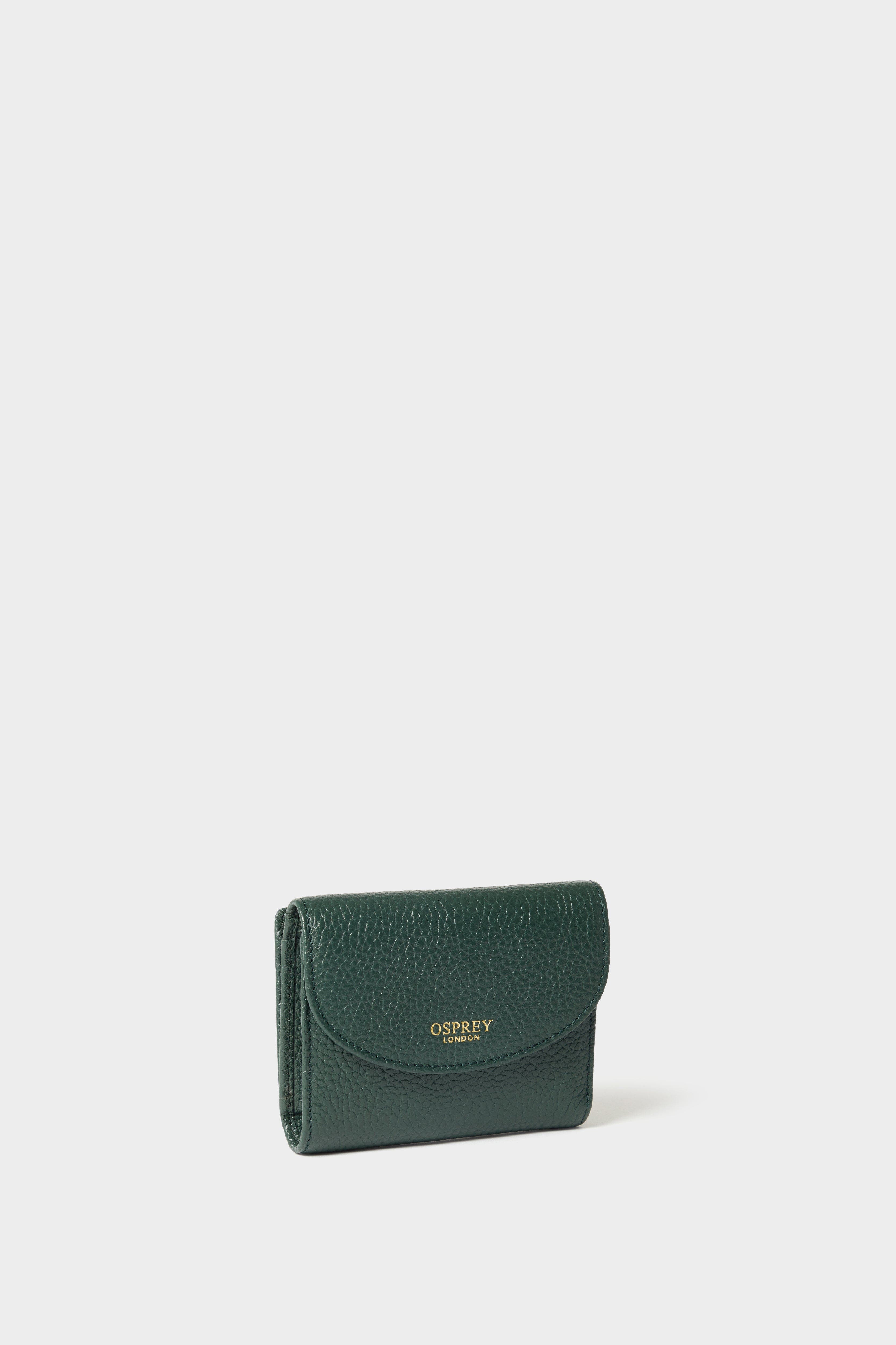 The Core Small Leather Matinee Wallet, Alternate, color, Forest