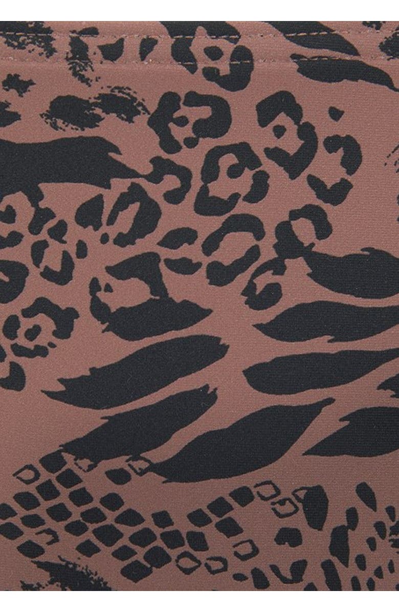 LASCANA Leopard Print Bikini Bottom, Alternate, color, Brown Print