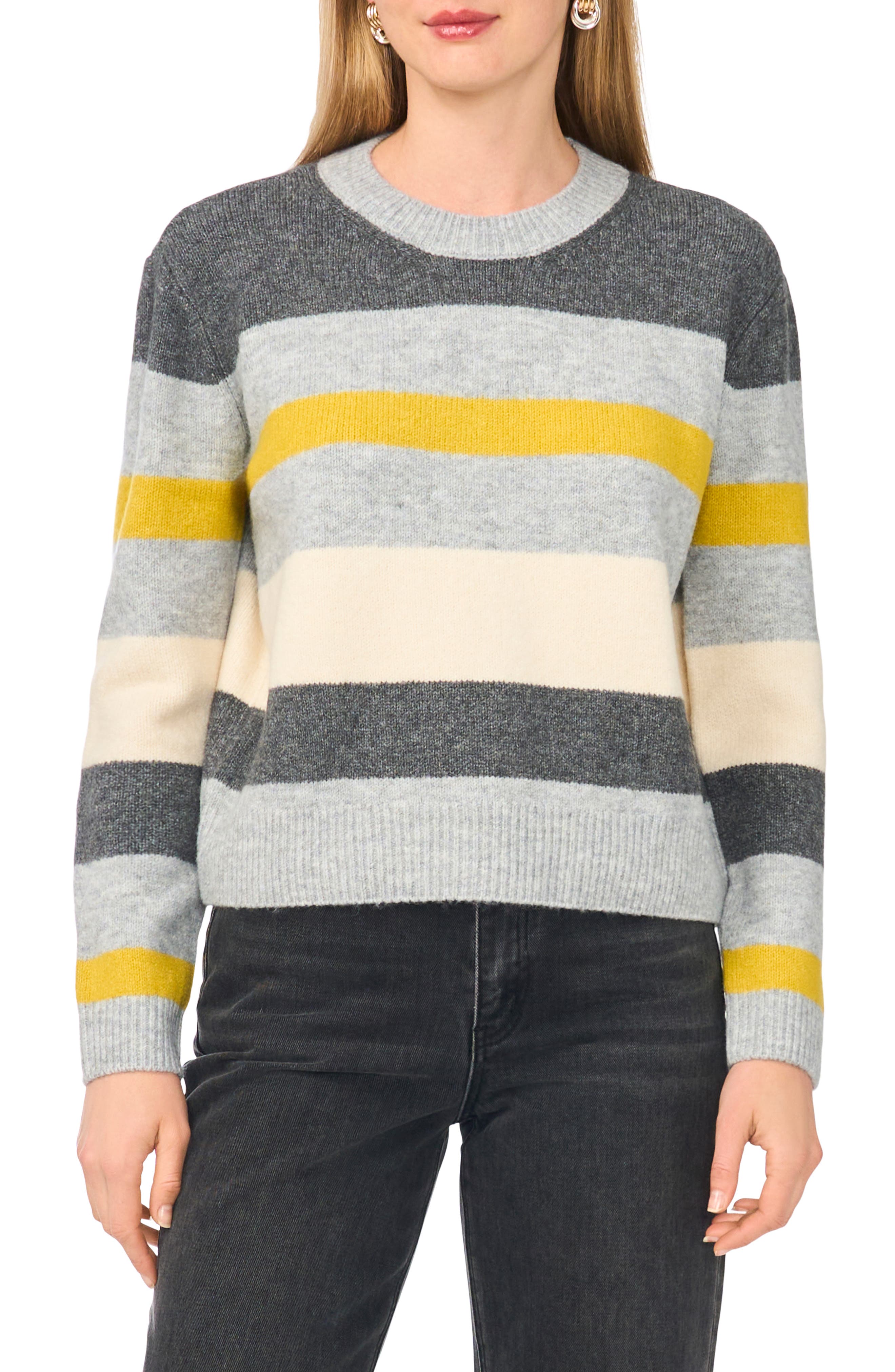 Stripe Crewneck Sweater
