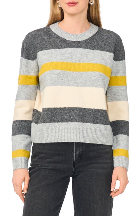 Stripe Crewneck Sweater
