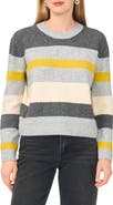 1.STATE Stripe Crewneck Sweater