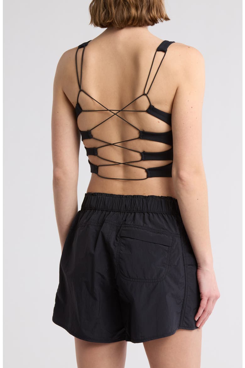 She's Got Rhythm Cropped Camisole, Alternate, color, BLACK