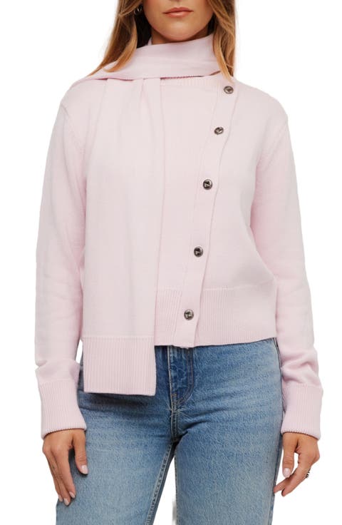 Juni Asymmetrical Scarf Cardigan