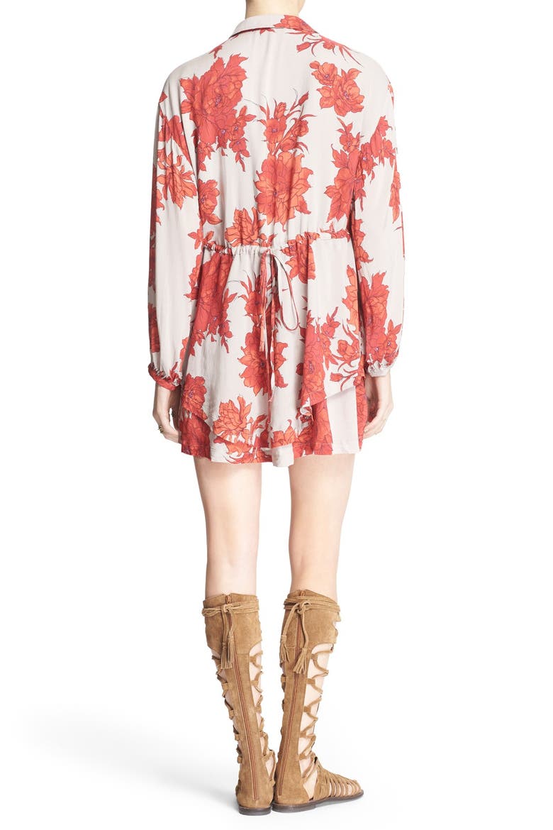 'Shake It' Printed Tunic, Alternate, color, SAND COMBO
