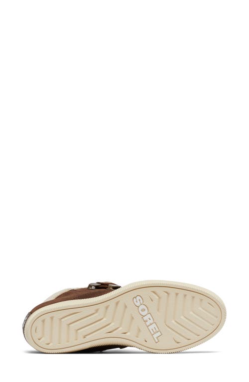 Sorel Out N About Faux Shearling Bootie In Brown