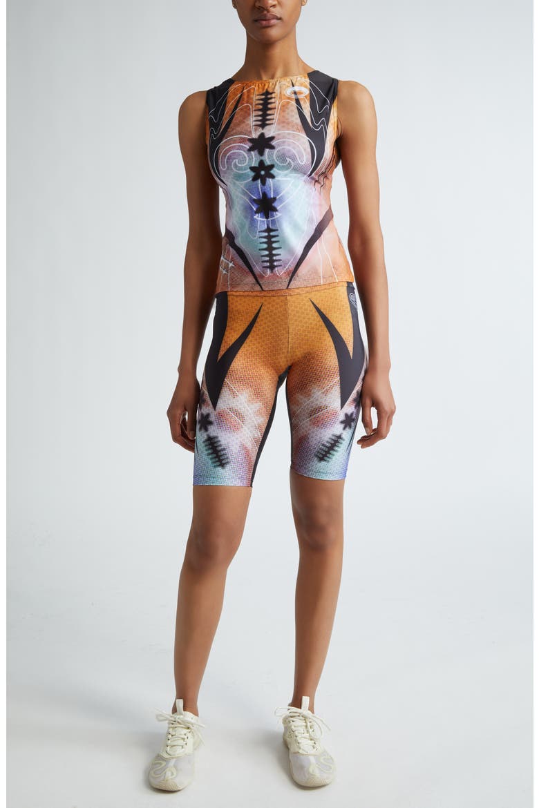 Pixel Print Tank, Alternate, color, ORANGINA