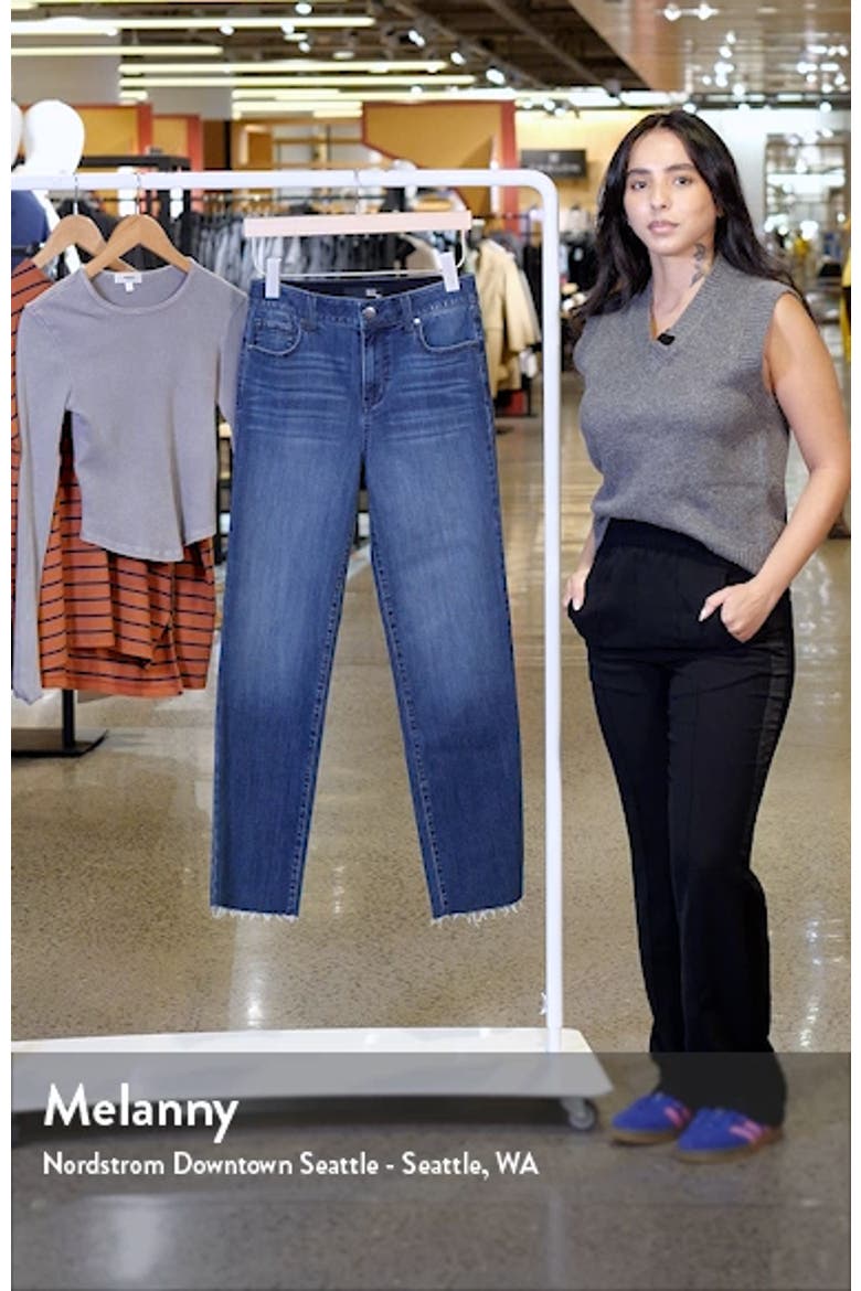 Magic Waistband High Waist Straight Leg Jeans video