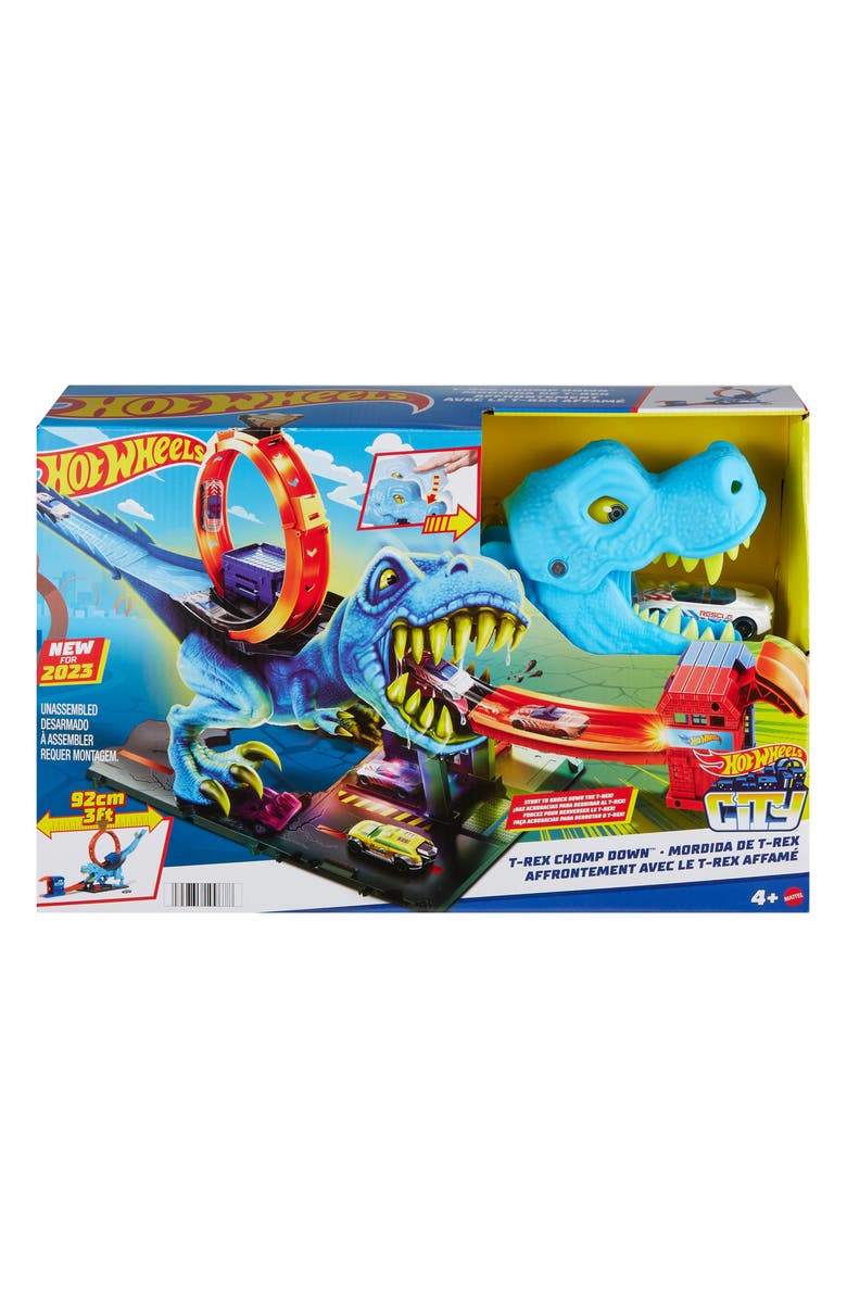 Mattel Hot Wheels<sup>®</sup> City T-Rex Chomp Down<sup>™</sup> Playset, Alternate, color, 