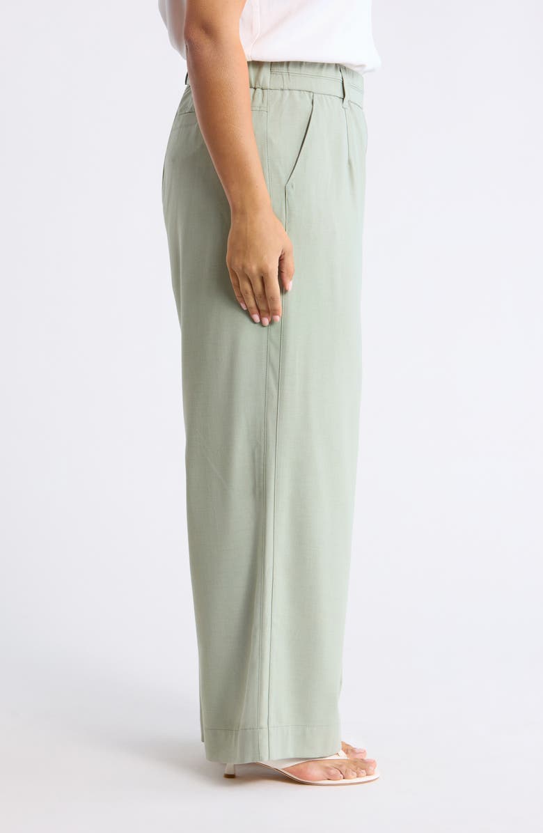 Wit & Wisdom Skyrise High Rise Wide Leg Pants, Alternate, color, Eucalyptus