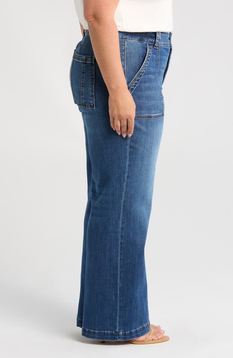 KUT from the Kloth Jodi High Waist Wide Leg Utility Jeans, Alternate, color, 