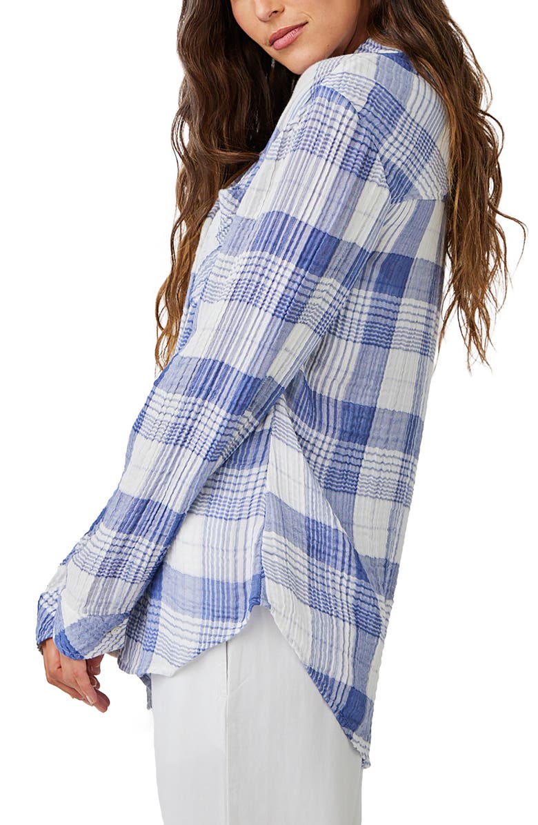 Bella Dahl Oversize Plaid Button-Up Shirt, Alternate, color, 