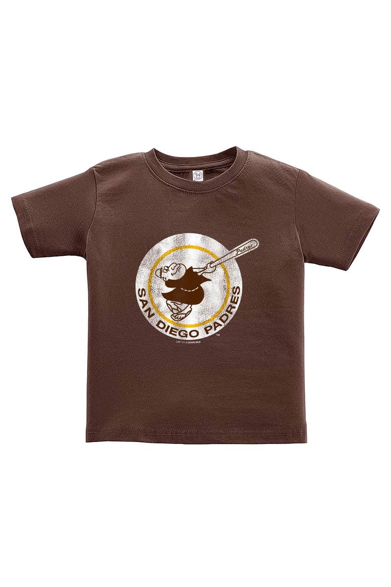 Toddler Soft as a Grape Brown/Gray San Diego Padres Cooperstown Collection Two-Pack T-Shirt Set, Alternate, color, Brown