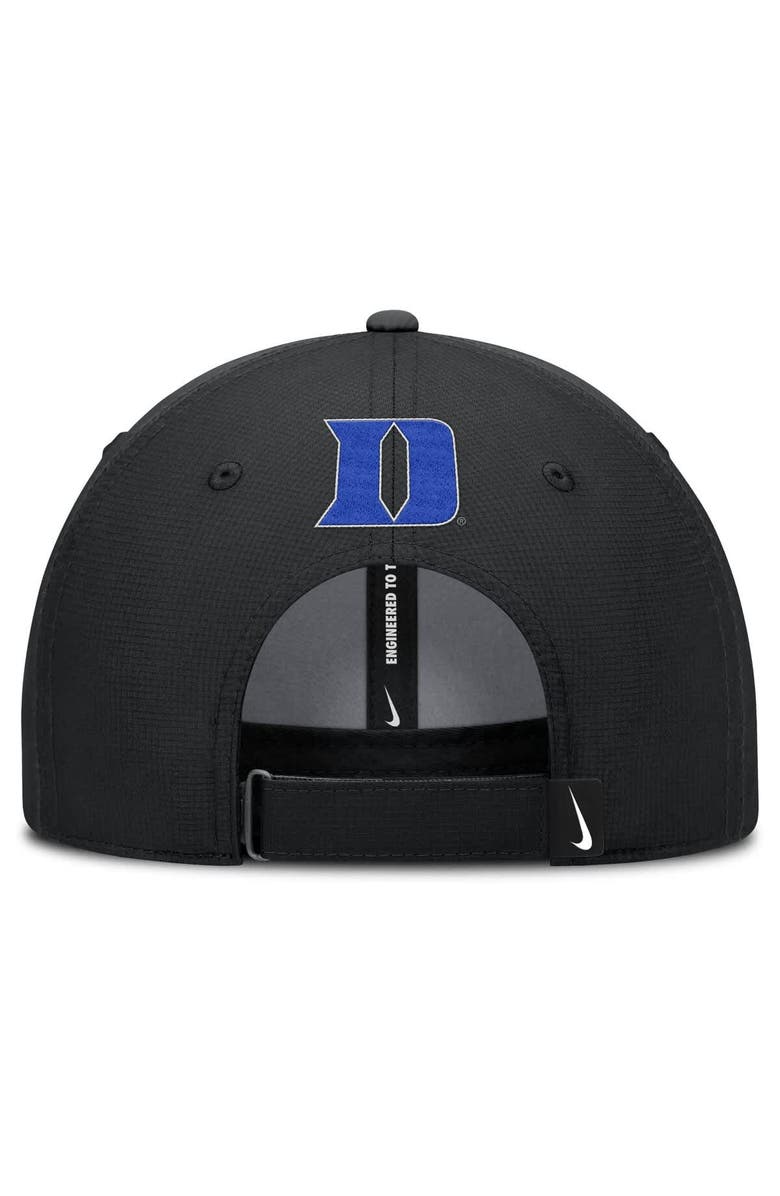 Nike Men's Nike Black Duke Blue Devils Club Prep Performance Adjustable Hat, Alternate, color, Black