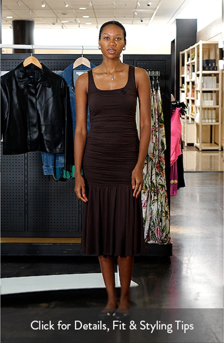 Kayla Eco Cinch Stretch Jersey Dress, sales video thumbnail