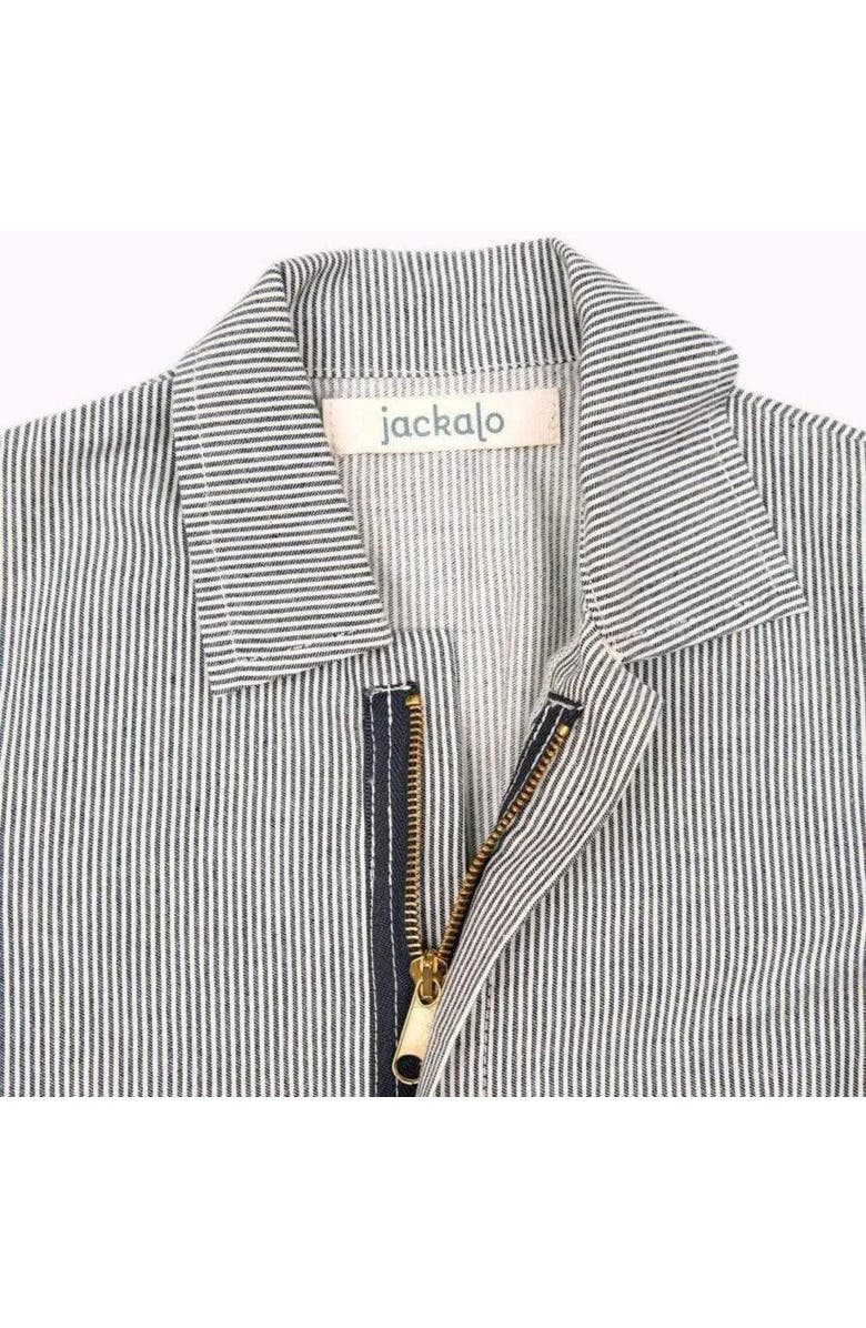 Jackalo Kids' Mac Coverall, Alternate, color, Engineer's Stripe