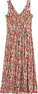 Seasalt Cornwall Polmanter Floral Sleeveless Organic Cotton Jersey Maxi Dress