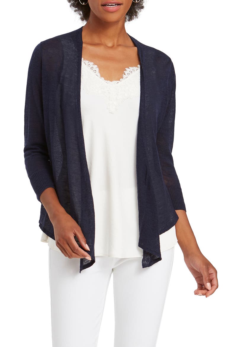 Four-Way Cardigan, Main, color, DARK INDIGO