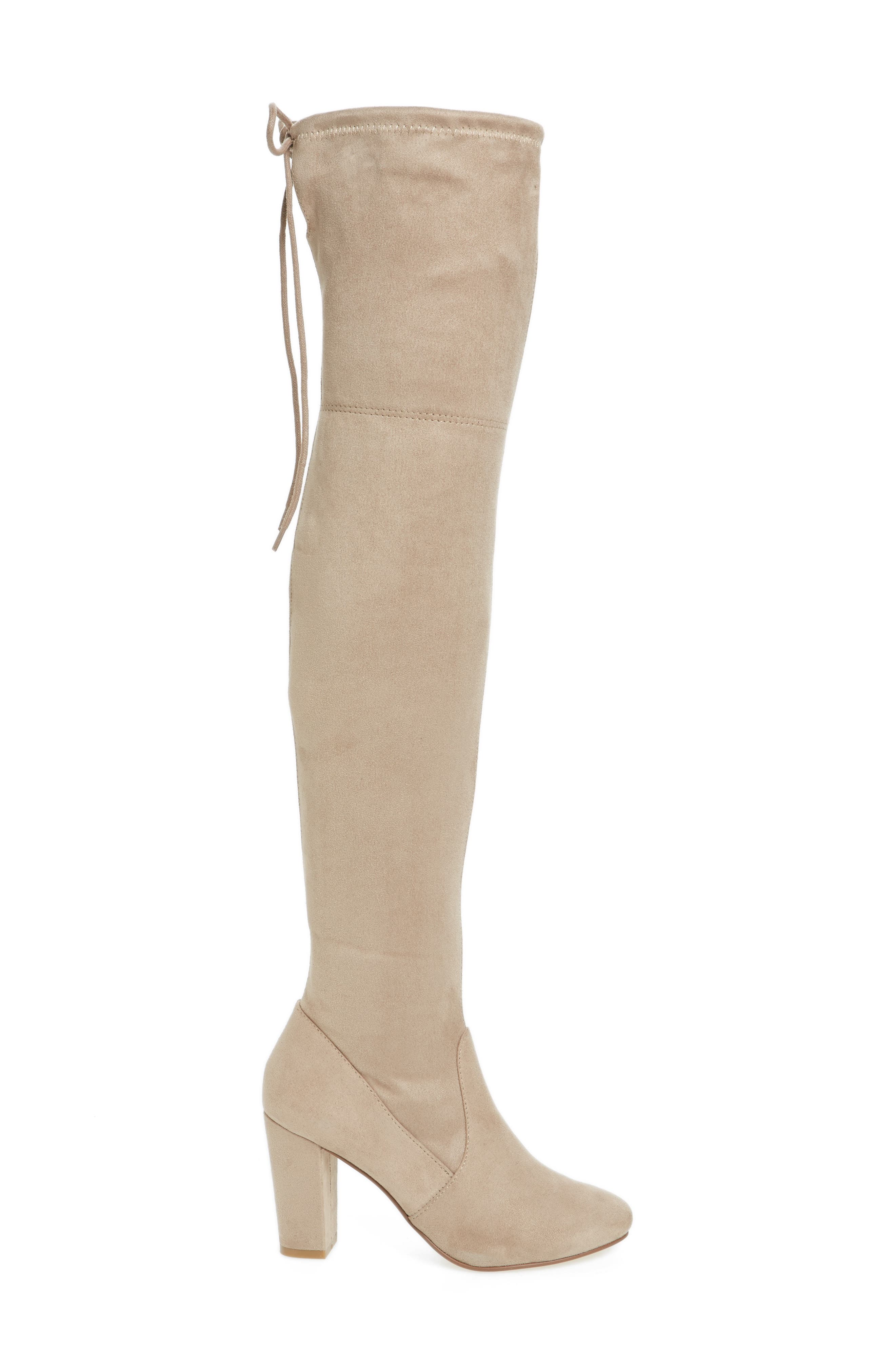 Brinna Over the Knee Boot, Alternate, color, TOFFEE