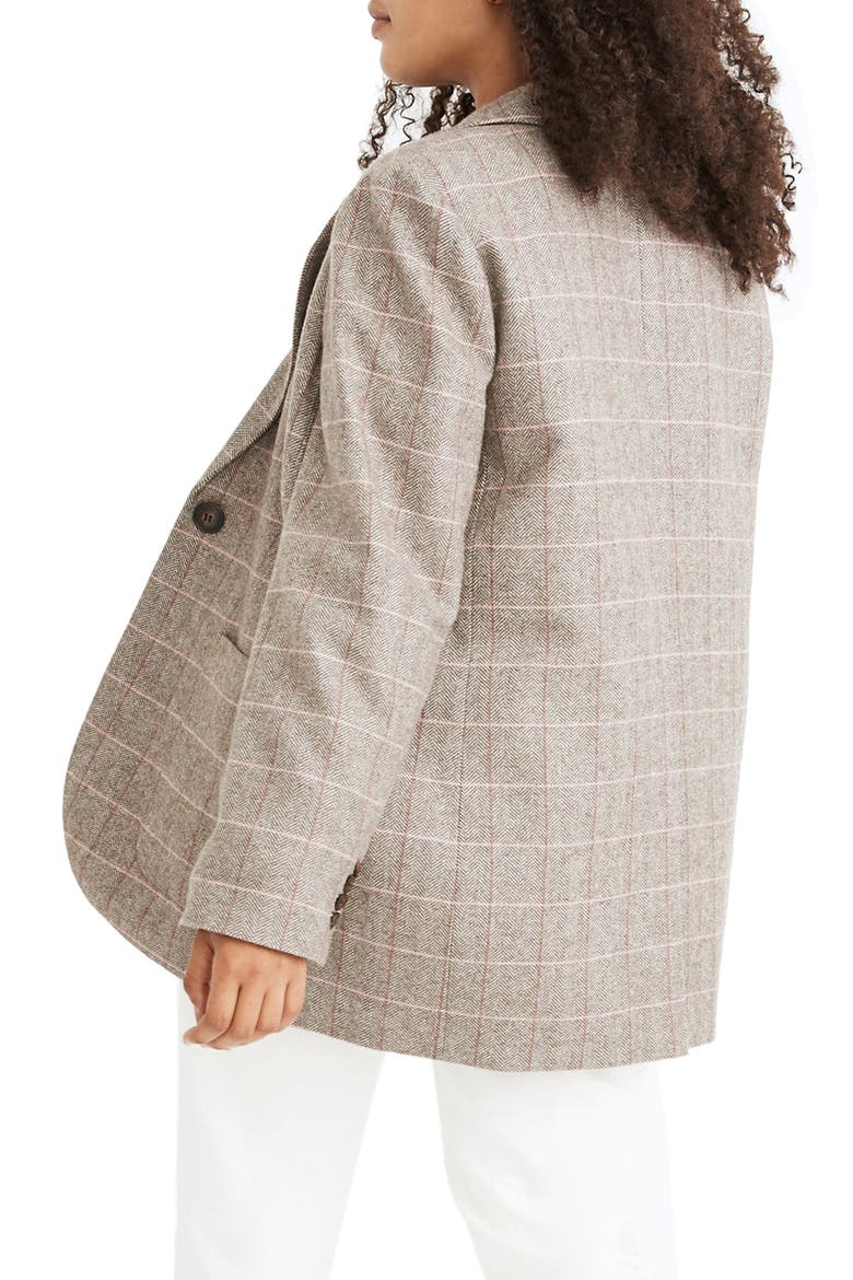 Woodhull Plaid Blazer, Alternate, color, HERRINGBNE WINDW WEATH GROVE