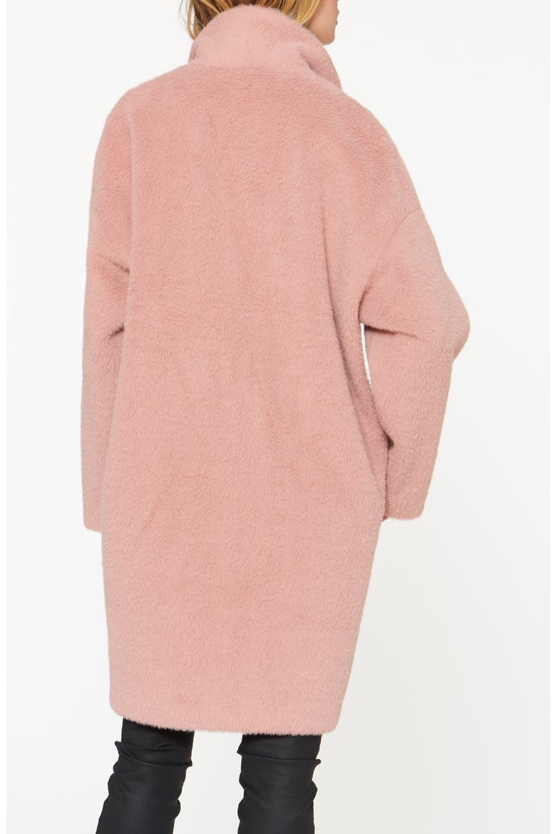 Double Breasted Coat, Alternate, color, DUSTY PINK