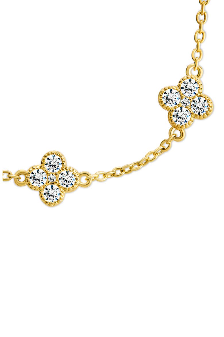 Vesna Petal Station Bracelet, Alternate, color, GOLD