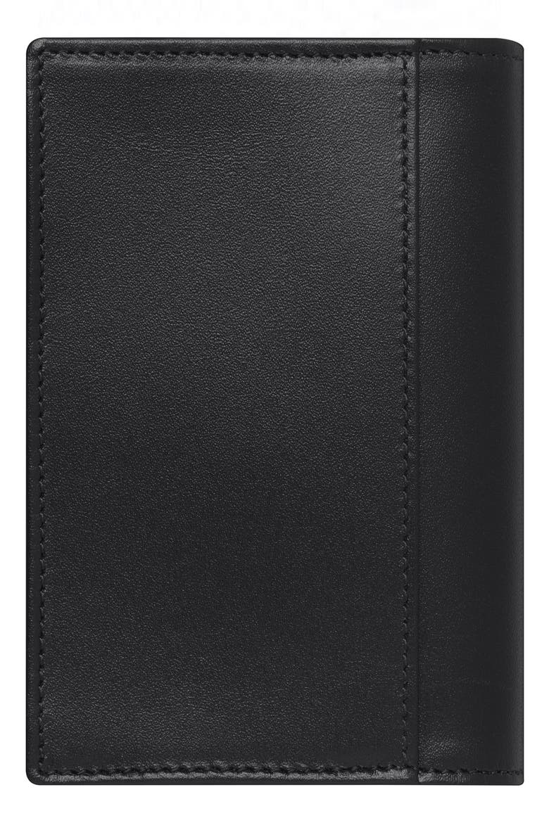 Meisterstück Leather Business Card Holder, Alternate, color, BLACK
