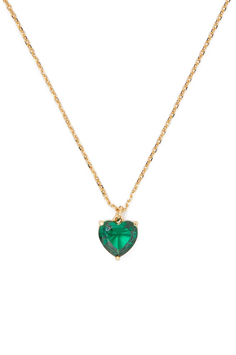 my love birthstone heart pendant necklace, Alternate, color, PERIDOT