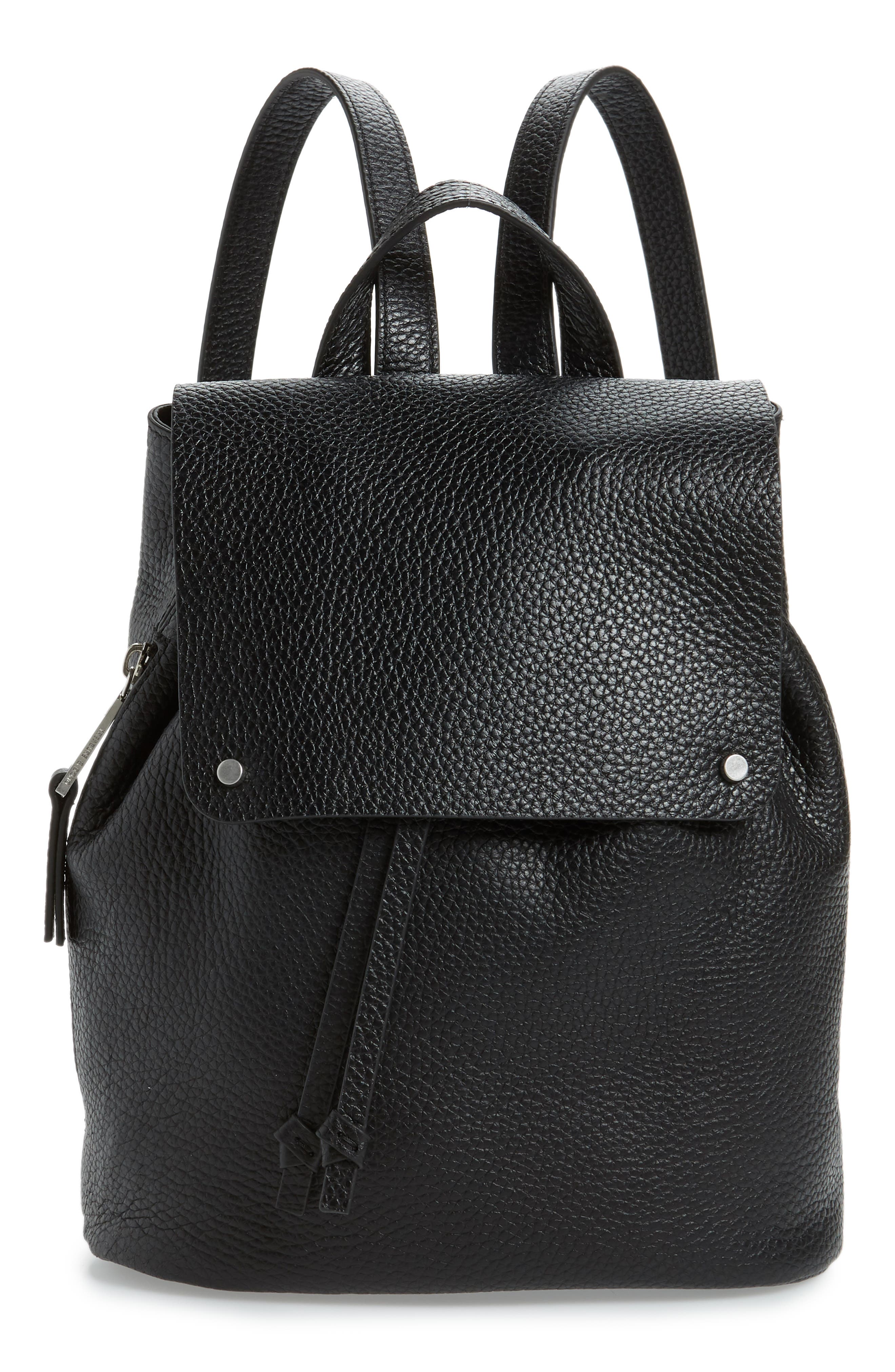 Treasure & Bond Luca Grainy Leather Backpack, Main, color, 