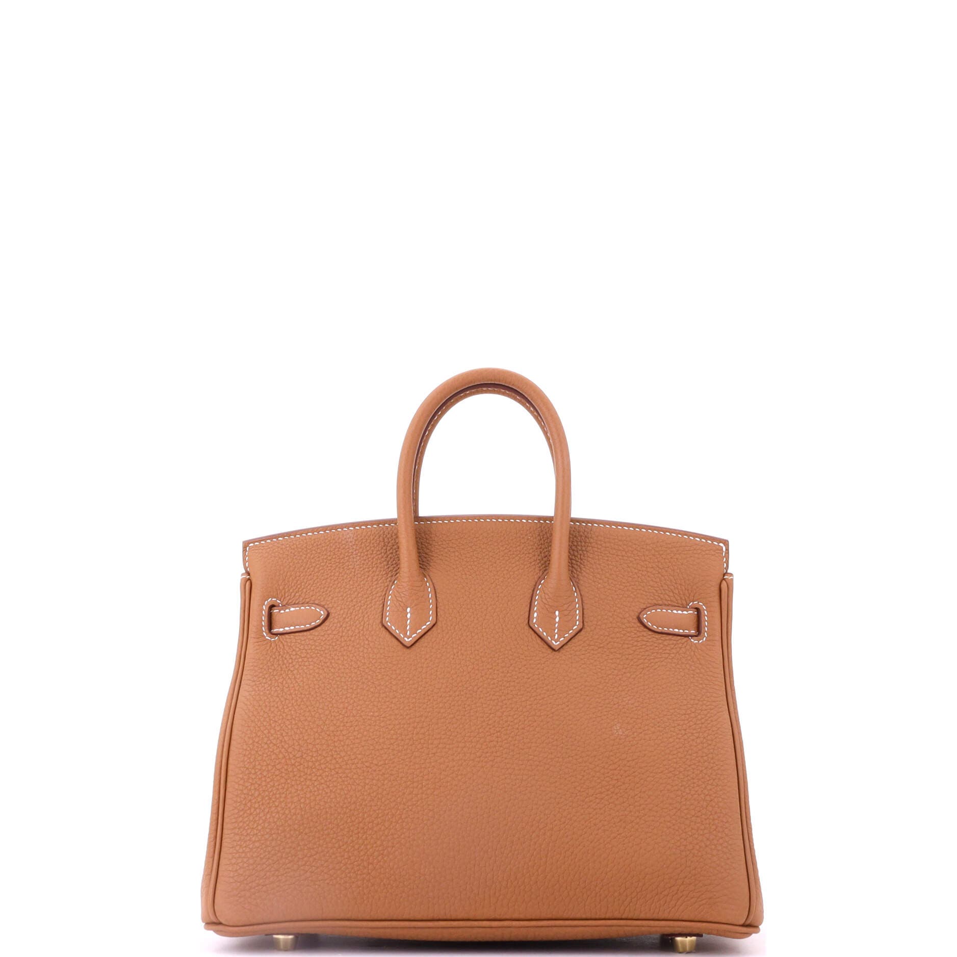 Birkin Handbag Brown Togo with Gold Hardware 25, Alternate, color, Gold