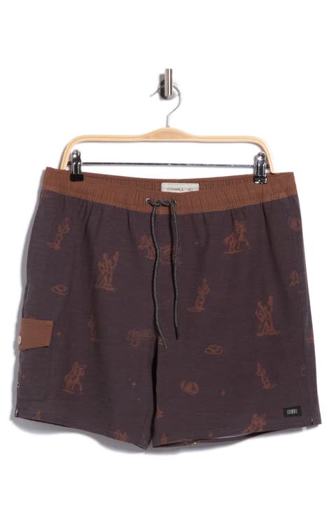 Hermosa Retro Swim Trunks
