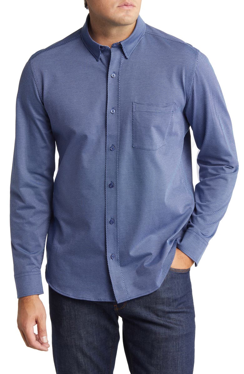 Johnston & Murphy Men's Button-Up Shirt, Main, color, 