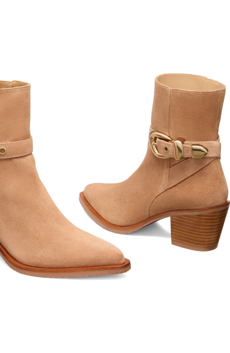 Stuart Weitzman Maven Western Bootie, Alternate, color, New Camel/ Caramel