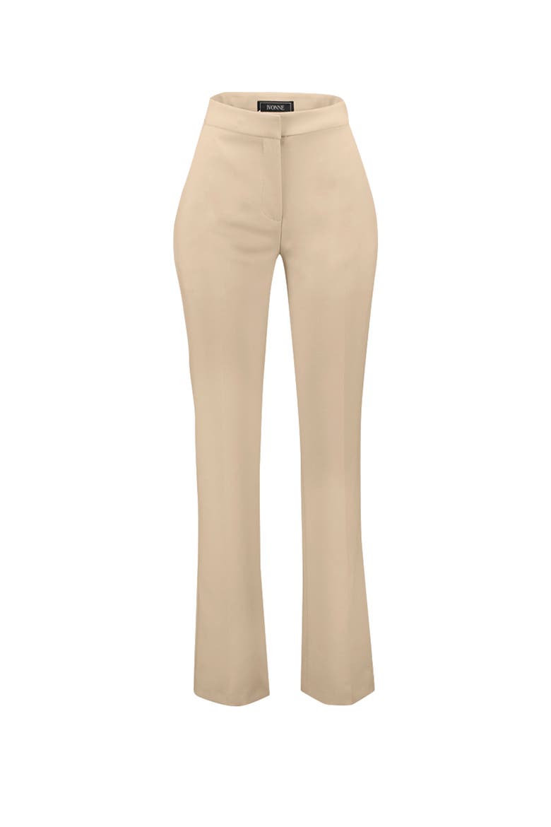 Beige Tailored Trousers, Alternate, color, Beige
