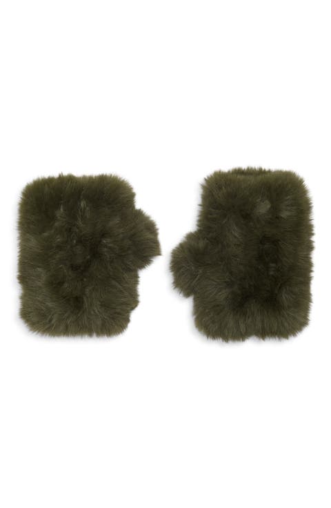 Faux Fur Mittens