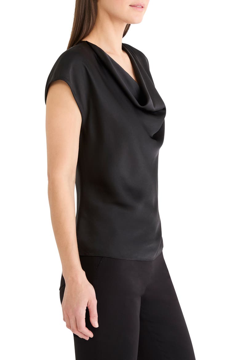 Day Gloss Drape Neck Top, Alternate, color, BLACK ONYX