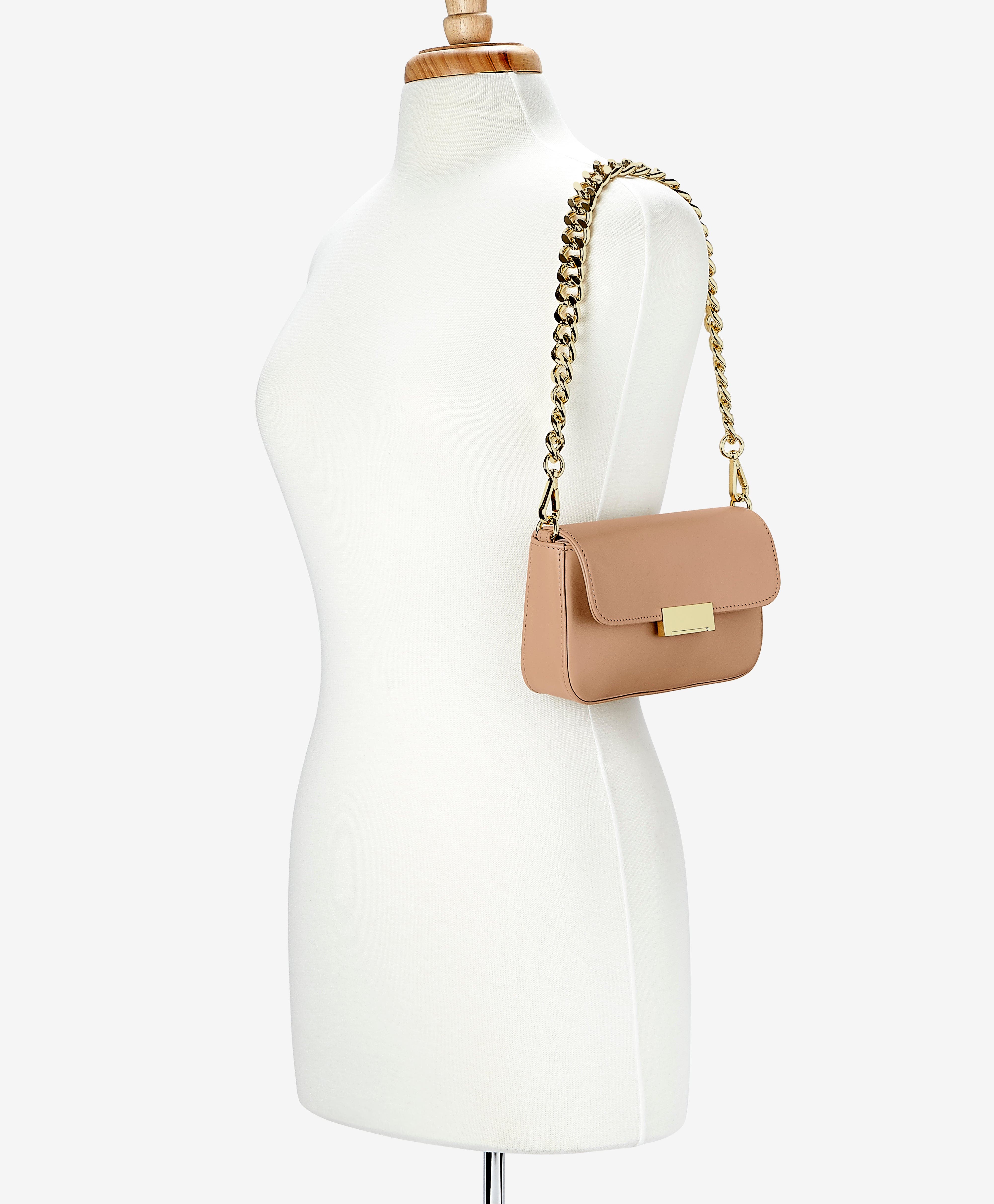 GiGi New York EDIE SHOULDER BAG, Alternate, color, Cappuccino