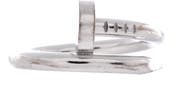 Pre-Owned Cartier Juste un Clou Ring 18K White Gold