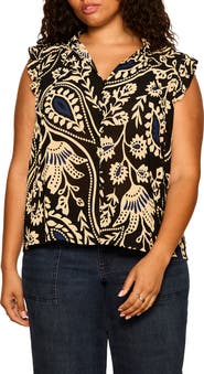 Sanctuary Living It Up Cap Sleeve Top