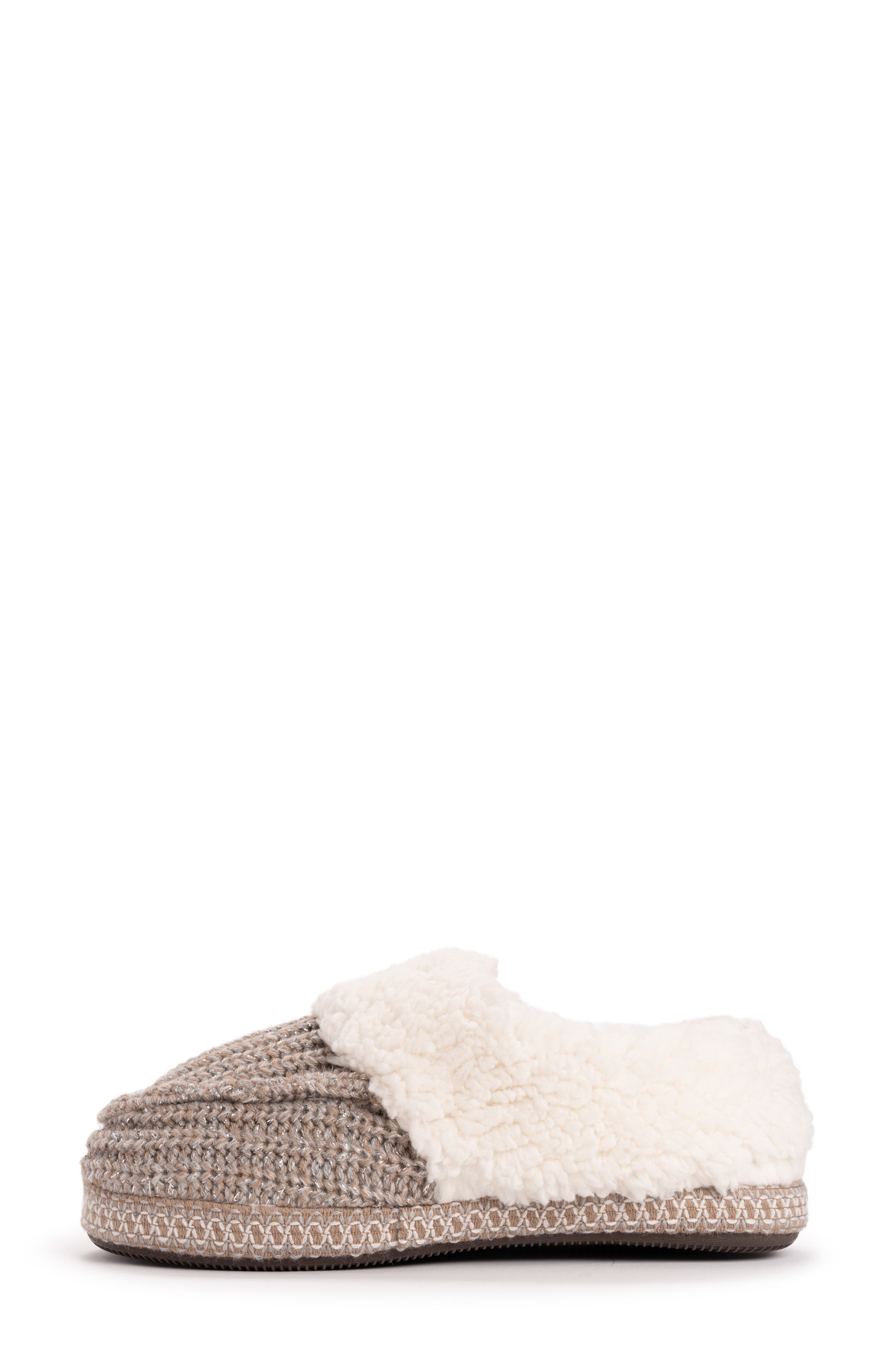 MUK LUKS Moselle Faux Shearling Clog Slipper, Alternate, color, 