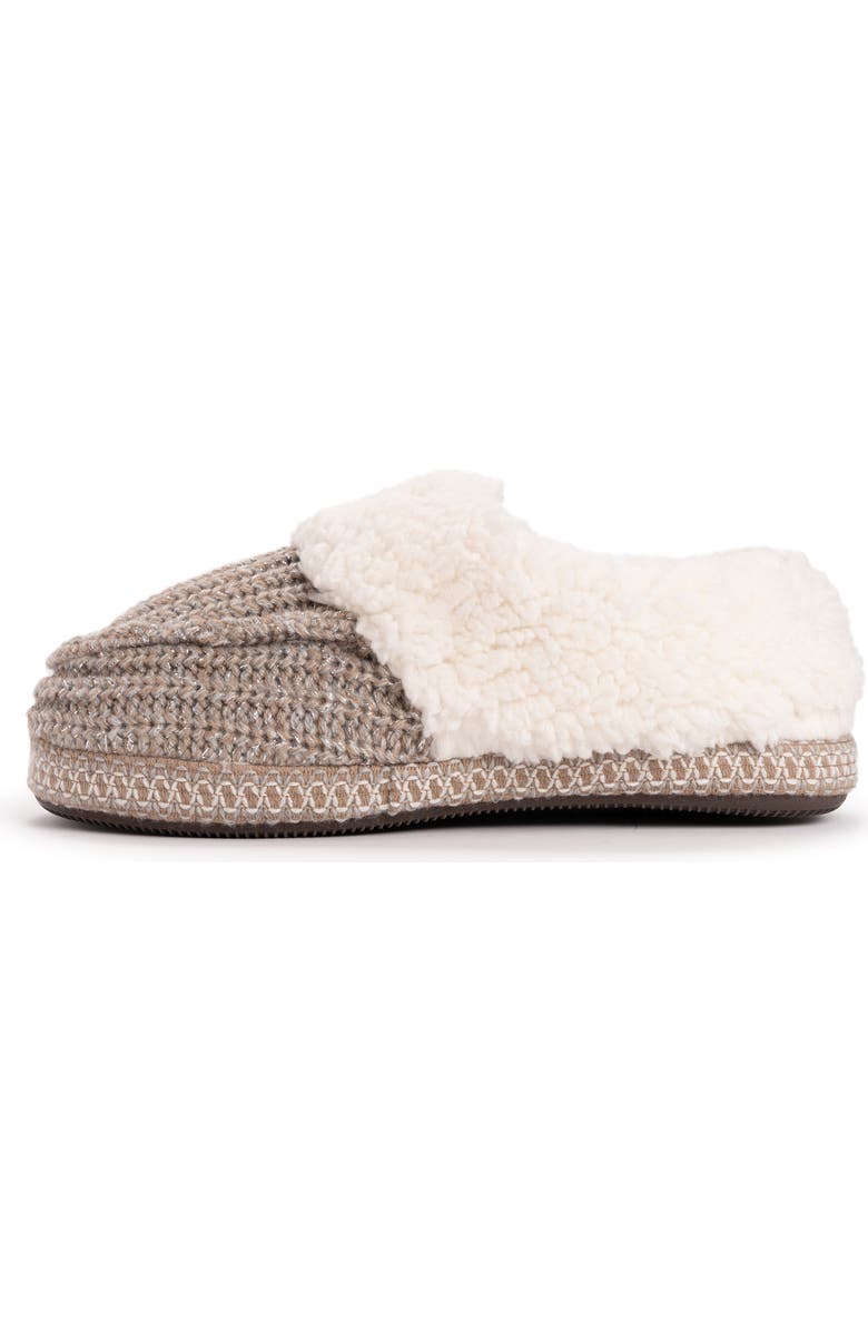 MUK LUKS Moselle Faux Shearling Clog Slipper, Alternate, color,