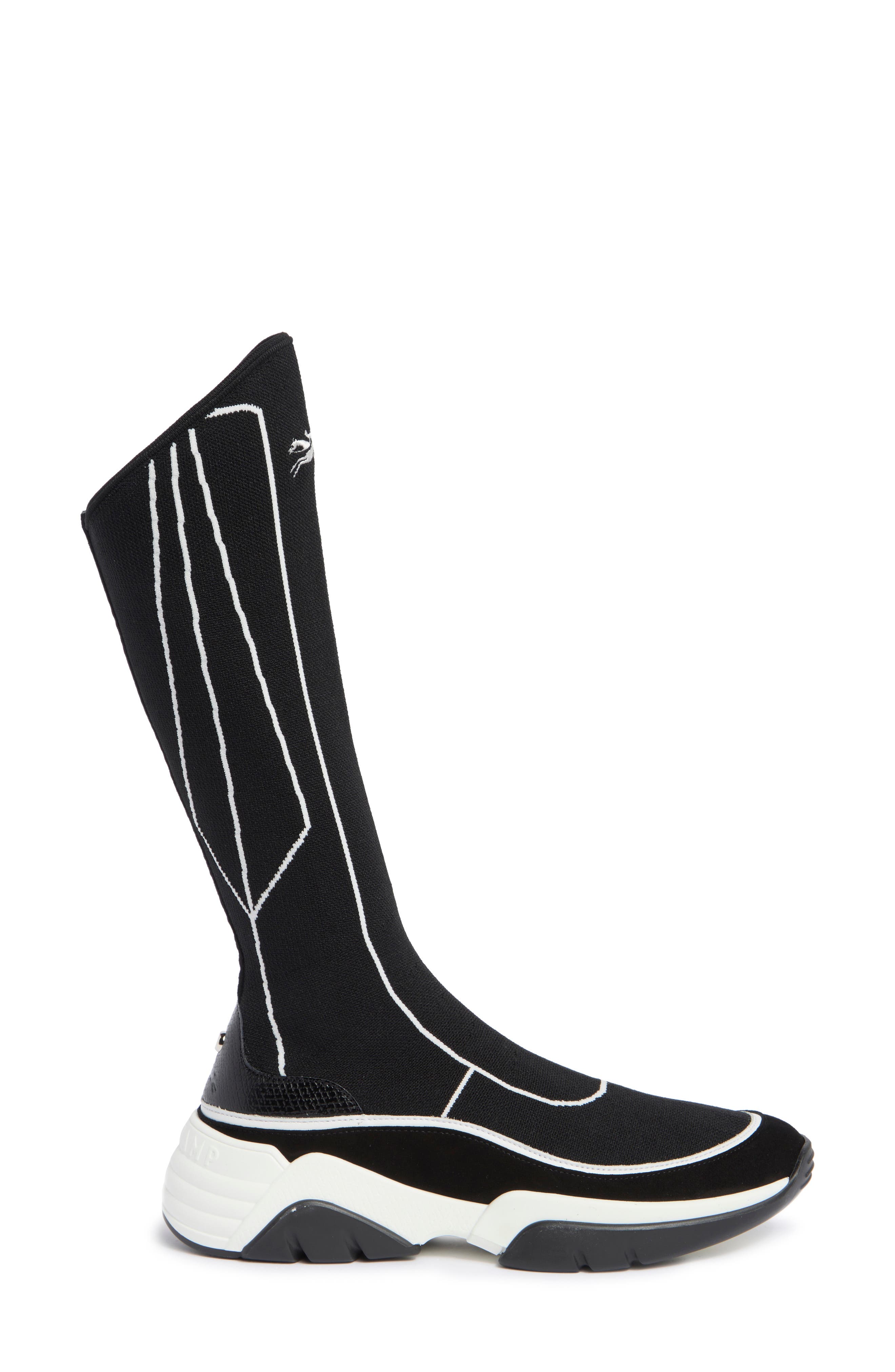 Longchamp Tall Shaft Tennis Boot, Alternate, color, 